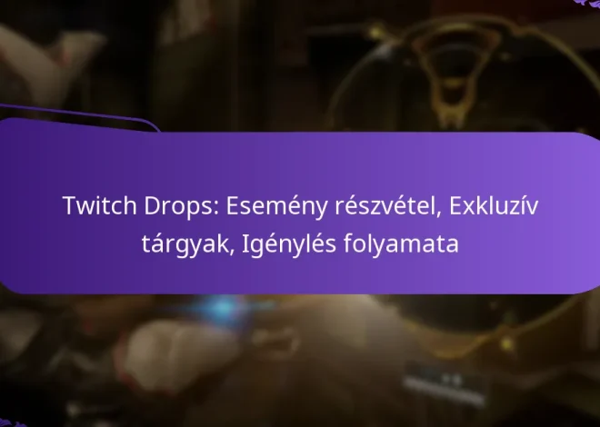 Twitch Drops: Esemény részvétel, Exkluzív tárgyak, Igénylés folyamata