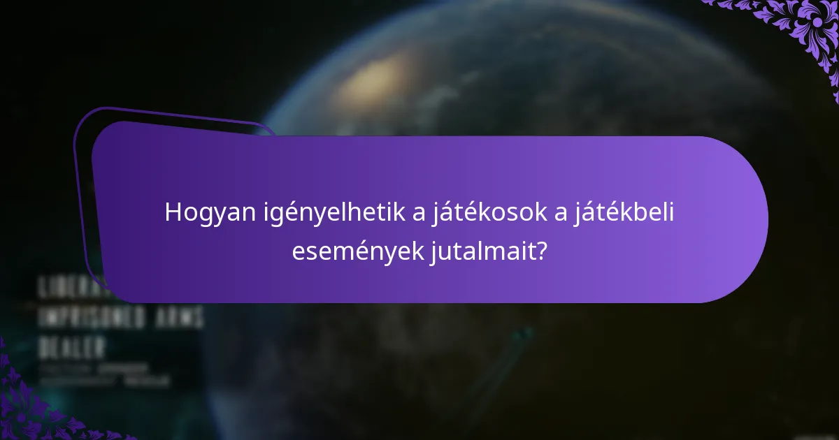 Milyen típusú jutalmakat szerezhetnek a játékosok a játékbeli eseményekből?