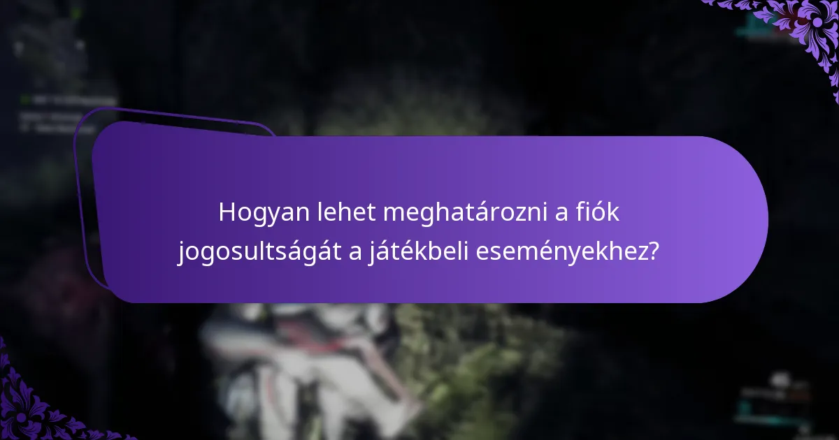 Hogyan lehet meghatározni a fiók jogosultságát a játékbeli eseményekhez?